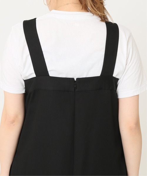 JOURNAL STANDARD（ジャーナルスタンダード）の「ラチネクロスIラインサロペット◆（サロペット/オーバーオール・レディース・ネイビー/ブラック/カーキ・36/38）」の20枚目の写真