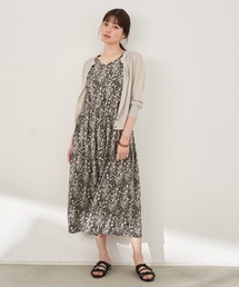YECCA VECCA | P.2wayミュルーズプリントワンピース　＊(ワンピース)