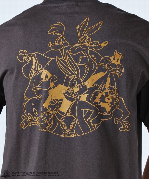 Alpha Industries(アルファインダストリーズ)の「LOONEY TUNES バックプリント Tシャツ キャラクター/タズマニアン・デビル/ワイリー・コヨーテ(Tシャツ/カットソー・メンズ・ベージュ系その他/ブラック系その他2/グレー系その他2/ブラック系その他/ホワイト系その他3/ブラック系その他3/ベージュ系その他3/ホワイト系その他/ホワイト系その他2・LARGE/MEDIUM/X-LARGE)」の12枚目の写真