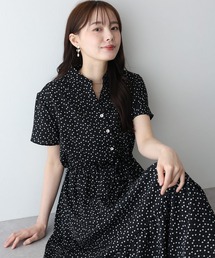 abeille 花柄マキシドレス 黒 花柄刺繍レースドレス(グレー)H1-402GRY-S | パーティドレススタイル