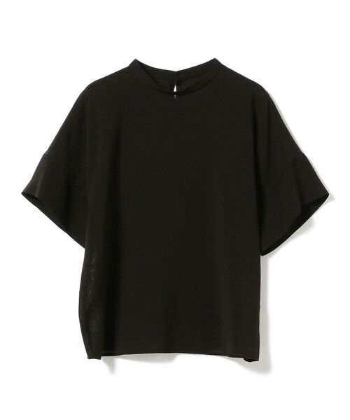 デミルクスビームス／ドレープスタンドネック×オーバーサイズブラウス ベージュ 楽天市場】【SALE／40%OFF】Demi-Luxe BEAMS / スタンドネック