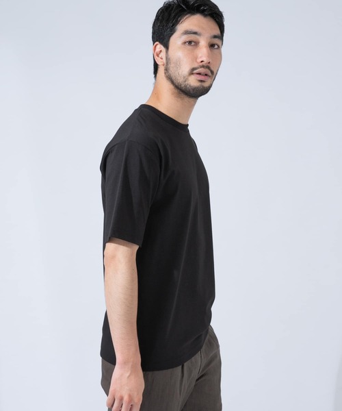 URBAN RESEARCH ROSSO MEN(アーバンリサーチロッソメン)の「『XLサイズあり』『接触冷感』ICE SUMMERベーシックTシャツ(Tシャツ/カットソー・メンズ・ブラック/ホワイト・X-LARGE/LARGE/XX-LARGE/MEDIUM/SMALL)」の3枚目の写真