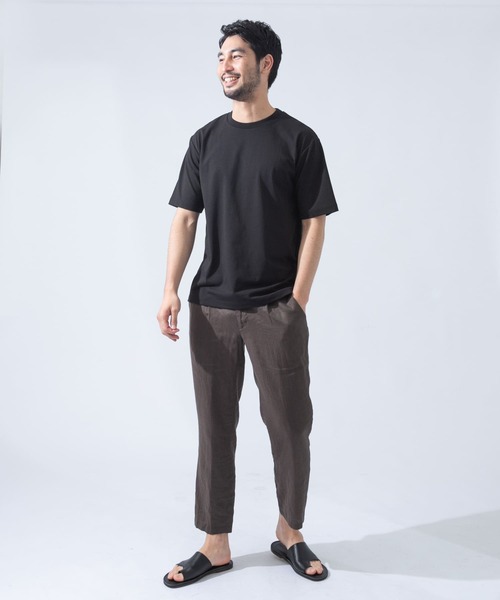 URBAN RESEARCH ROSSO MEN(アーバンリサーチロッソメン)の「『XLサイズあり』『接触冷感』ICE SUMMERベーシックTシャツ(Tシャツ/カットソー・メンズ・ブラック/ホワイト・X-LARGE/LARGE/XX-LARGE/MEDIUM/SMALL)」の5枚目の写真