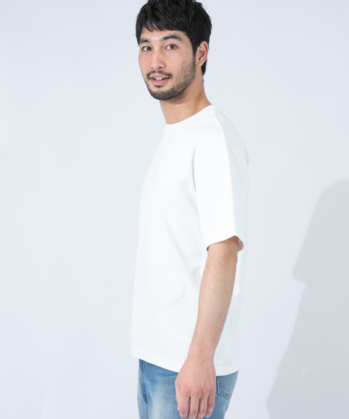 URBAN RESEARCH ROSSO MEN(アーバンリサーチロッソメン)の「『XLサイズあり』『接触冷感』ICE SUMMERベーシックTシャツ(Tシャツ/カットソー・メンズ・ブラック/ホワイト・X-LARGE/LARGE/XX-LARGE/MEDIUM/SMALL)」の7枚目の写真
