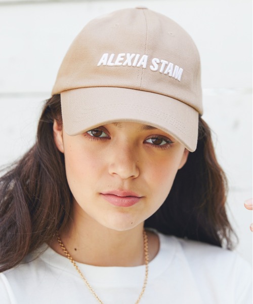 ALEXIA STAM(アリシアスタン)の「Embroidery Logo Cap/エンブロイダリーロゴキャップ(キャップ・レディース・ホワイト/ブラック/ベージュ/グリーン・FREE)」の20枚目の写真