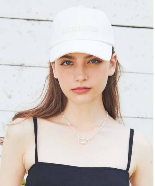 ALEXIA STAM(アリシアスタン)の「Embroidery Logo Cap/エンブロイダリーロゴキャップ(キャップ・レディース・ホワイト/ブラック/ベージュ/グリーン・FREE)」の10枚目の写真