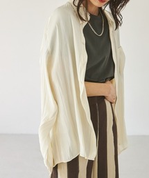 TODAYFUL | TODAYFUL(トゥデイフル) "Crepesatin Over Shirts"クレープサテンオーバーシャツ/12120404(シャツ/ブラウス)