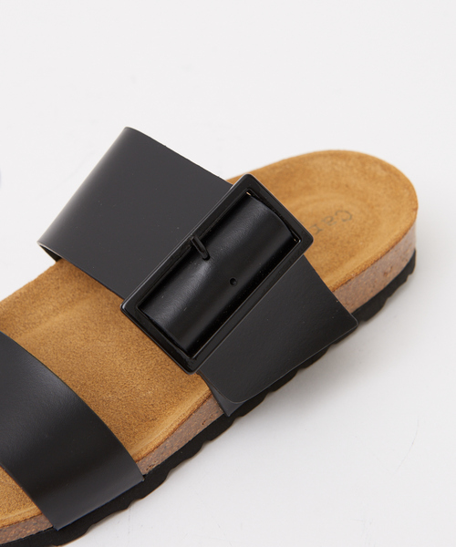 Carmen Salas(カルメンサラス)の「★Carmen Salas/Wベルトフットベット(サンダル・レディース・ブラック/ホワイト・36/37/38)」の7枚目の写真