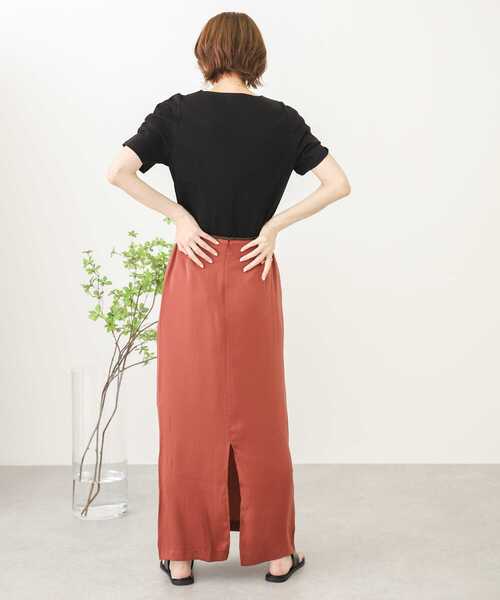 SENSE OF PLACE by URBAN RESEARCH（センスオブプレイスバイアーバンリサーチ）の「デザインスリーブコンパクトトップ（Tシャツ/カットソー・レディース・イエロー/ブラック/オフホワイト・ONE）」の9枚目の写真