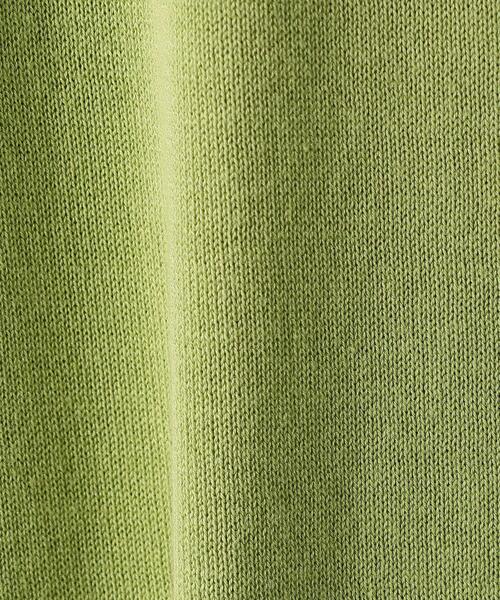 BEAUTY&YOUTH UNITED ARROWS（ビューティーアンドユースユナイテッドアローズ）の「BY コットンタックショルダーノースリーブニット -ウォッシャブル-（ニット/セーター・レディース・ホワイト/ブラック/ケリー・FREE）」の21枚目の写真