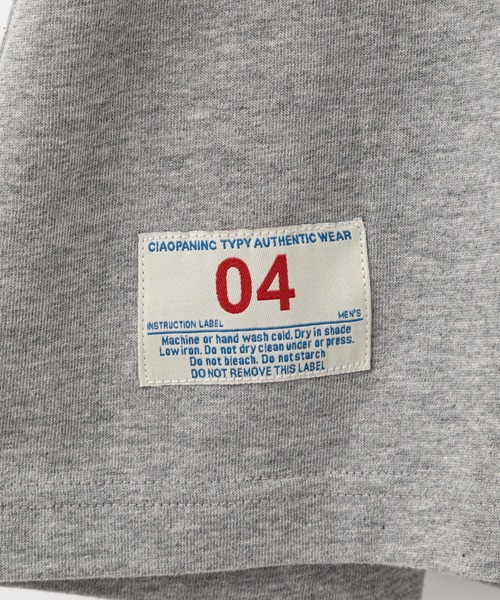 CIAOPANIC TYPY（チャオパニックティピー）の「USAコットンサガラ刺繍ワッペンTee（Tシャツ/カットソー・メンズ・ブラック/オフホワイト/グレー・X-LARGE/MEDIUM/LARGE/SMALL）」の10枚目の写真