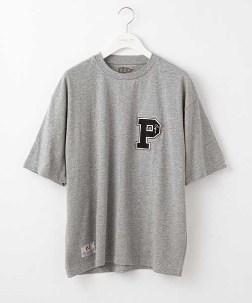 CIAOPANIC TYPY（チャオパニックティピー）の「USAコットンサガラ刺繍ワッペンTee（Tシャツ/カットソー・メンズ・ブラック/オフホワイト/グレー・X-LARGE/MEDIUM/LARGE/SMALL）」の8枚目の写真