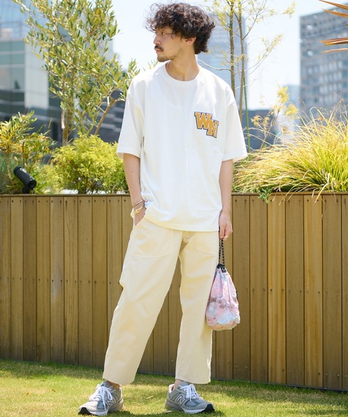 CIAOPANIC TYPY（チャオパニックティピー）の「USAコットンサガラ刺繍ワッペンTee（Tシャツ/カットソー・メンズ・ブラック/オフホワイト/グレー・X-LARGE/MEDIUM/LARGE/SMALL）」の16枚目の写真