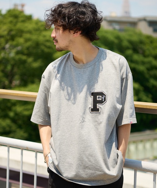 CIAOPANIC TYPY（チャオパニックティピー）の「USAコットンサガラ刺繍ワッペンTee（Tシャツ/カットソー・メンズ・ブラック/オフホワイト/グレー・X-LARGE/MEDIUM/LARGE/SMALL）」の20枚目の写真