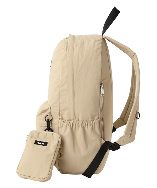 MILKFED.（ミルクフェド）の「LIGHT WEGHT BACKPACK（バックパック/リュック・レディース・レッド/ライトピンク/ブラック/ベージュ・ONE SIZE）」の5枚目の写真