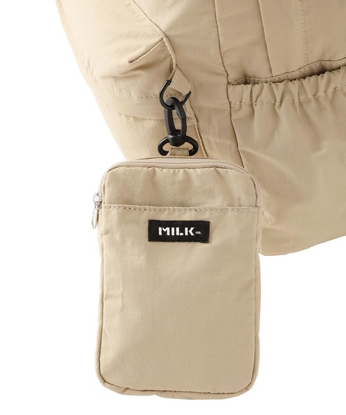 MILKFED.（ミルクフェド）の「LIGHT WEGHT BACKPACK（バックパック/リュック・レディース・レッド/ライトピンク/ブラック/ベージュ・ONE SIZE）」の21枚目の写真