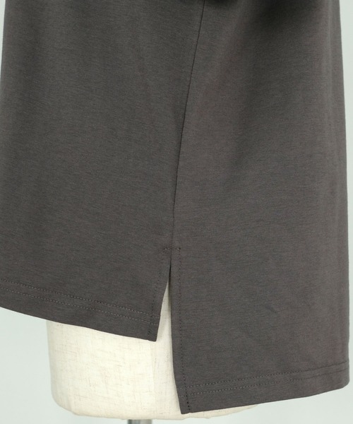 ANDJ(アンドジェイ)の「ビッグレース襟半袖Tシャツ(Tシャツ/カットソー・レディース・ホワイト/ブラック/チャコール・M)」の17枚目の写真