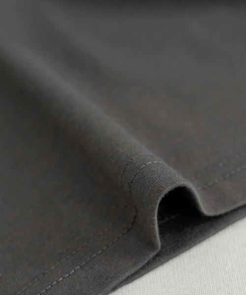 ANDJ(アンドジェイ)の「ビッグレース襟半袖Tシャツ(Tシャツ/カットソー・レディース・ホワイト/ブラック/チャコール・M)」の8枚目の写真