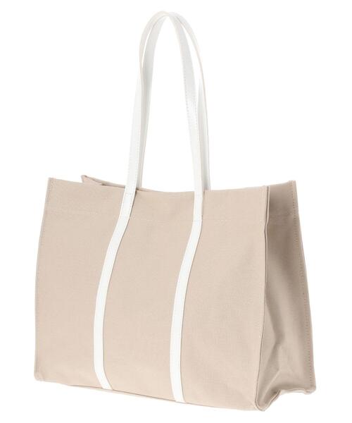 AMERICAN HOLIC（アメリカンホリック）の「キャンバススクエアトートバッグ（トートバッグ・レディース・ベージュ・FREE）」の3枚目の写真