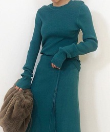 Mila Owen | オーガニッククルーネックニットトップ(ニット/セーター)