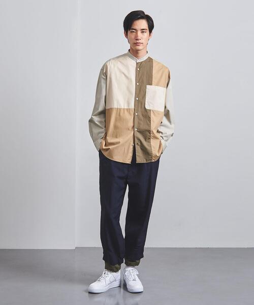 EN ROUTE（アンルート）の「＜EN ROUTE（アンルート）＞ リップストップ レイヤード ヘムコード 1プリーツ（その他パンツ・メンズ・ネイビー/ブラック・3/1/2）」の7枚目の写真