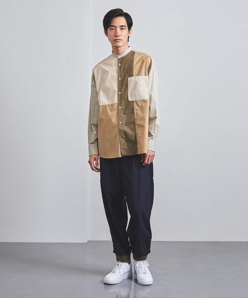 EN ROUTE（アンルート）の「＜EN ROUTE（アンルート）＞ リップストップ レイヤード ヘムコード 1プリーツ（その他パンツ・メンズ・ネイビー/ブラック・3/1/2）」の8枚目の写真