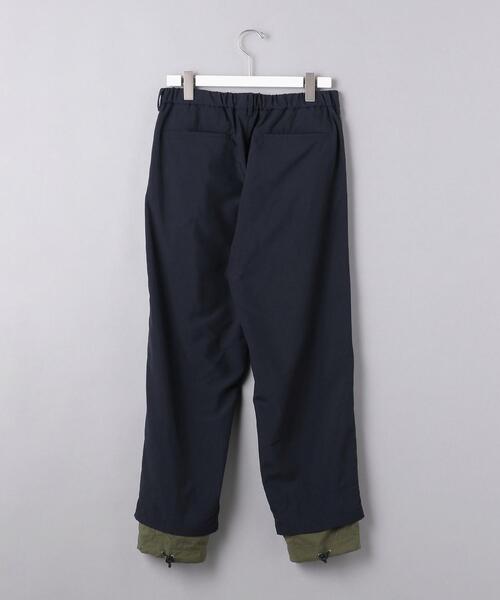 EN ROUTE（アンルート）の「＜EN ROUTE（アンルート）＞ リップストップ レイヤード ヘムコード 1プリーツ（その他パンツ・メンズ・ネイビー/ブラック・3/1/2）」の10枚目の写真