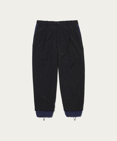 EN ROUTE（アンルート）の「＜EN ROUTE（アンルート）＞ リップストップ レイヤード ヘムコード 1プリーツ（その他パンツ・メンズ・ネイビー/ブラック・3/1/2）」の20枚目の写真