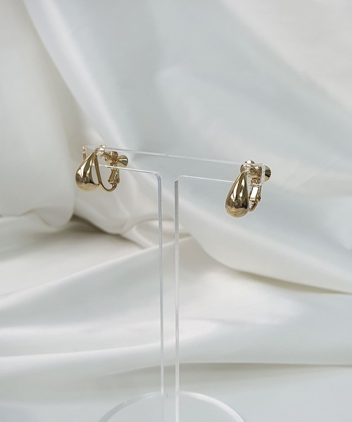 CEMONEMO（セモネモ）の「メタル ティアドロップ イヤリング（イヤリング・レディース・ゴールド/シルバー・FREE）」の10枚目の写真