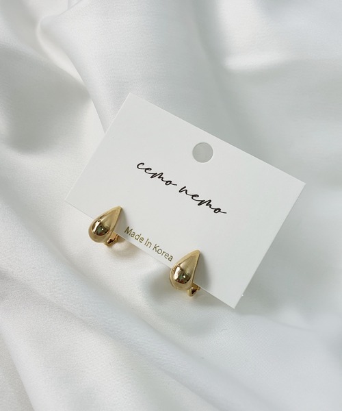 CEMONEMO（セモネモ）の「メタル ティアドロップ イヤリング（イヤリング・レディース・ゴールド/シルバー・FREE）」の12枚目の写真