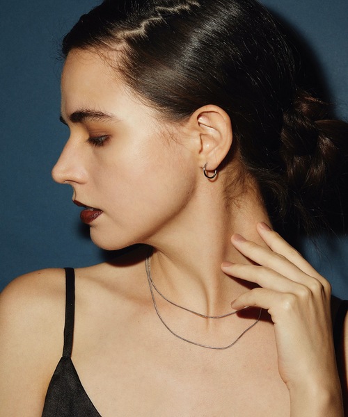 CENE（セネ）の「【CENE】セネ/ [シルバー]1mmスネークチェーン ネックレス 39cm（ネックレス・レディース・シルバー・FREE）」の3枚目の写真