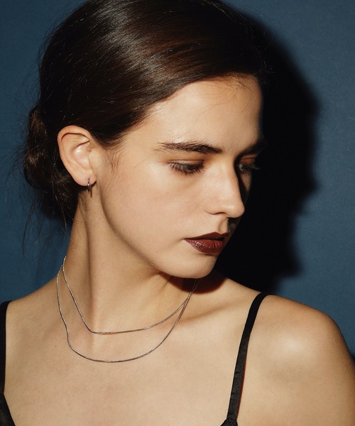 CENE（セネ）の「【CENE】セネ/ [シルバー]1mmスネークチェーン ネックレス 39cm（ネックレス・レディース・シルバー・FREE）」の4枚目の写真