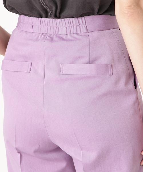 N.（N. Natural Beauty Basic）（エヌエヌナチュラルビューティーベーシック）の「◆センタープレスストレートパンツ（その他パンツ・レディース・チャコールグレー/ベージュ/パープル・MEDIUM）」の16枚目の写真