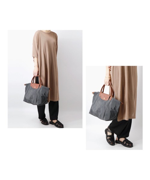ECHELLE Liberte(エシェルリベルテ)の「LONGCHAMP LE PLIAGE ロンシャン ル・プリアージュ ハンドバッグ(ハンドバッグ・レディース・ブラック/ネイビー/グレー/レッド/カーキ/パープル/オフホワイト・FREE)」の13枚目の写真