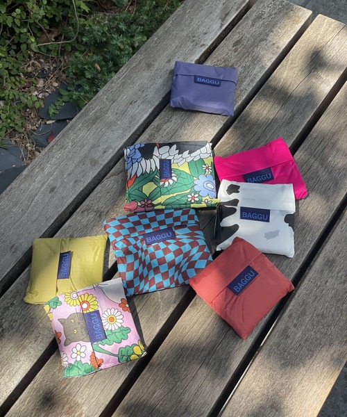 BAGGU（バグー）の「BAGGU/バグゥ　BABY（エコバッグ/サブバッグ・レディース・ホワイト/グレー/ベージュ/ブルー/パープル/イエロー/ピンク/レッド/ローズ・FREE）」の18枚目の写真