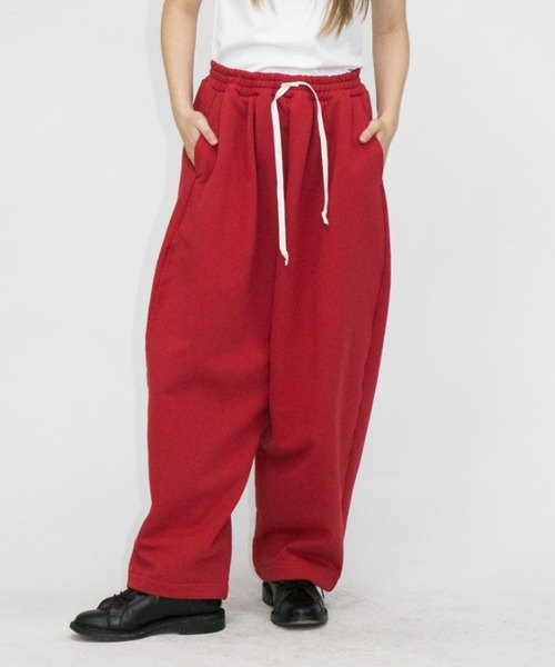 【my beautiful landlet】 tumbler brushed back sweat pants