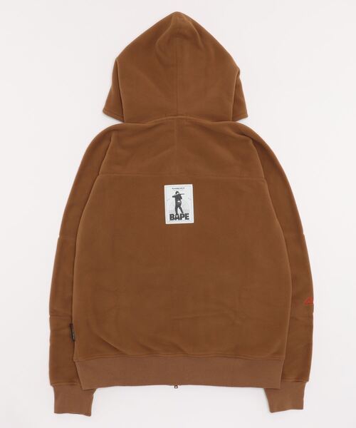 A BATHING APE POLARTEC コラボ　フルジップ　パーカー　L A BATHING APE（アベイシングエイプ）の「BAPE POLARTEC WIDE