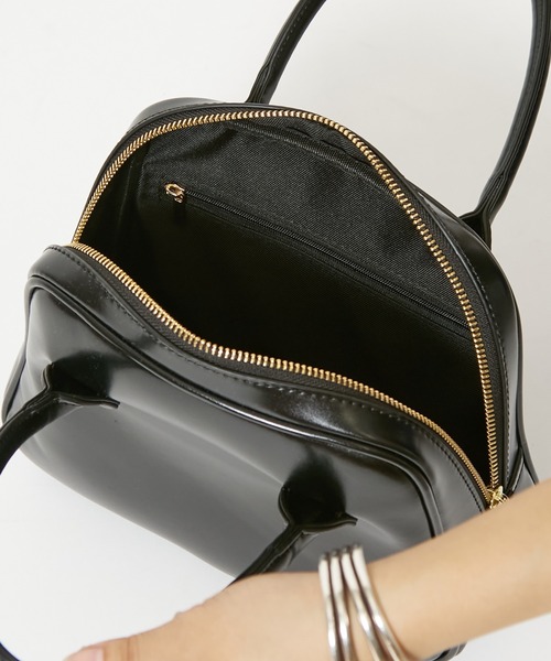 CIAOPANIC（チャオパニック）の「ミニボストンバッグ（ボストンバッグ・レディース・ブラック/ダークグリーン/ボルドー・FREE）」の9枚目の写真