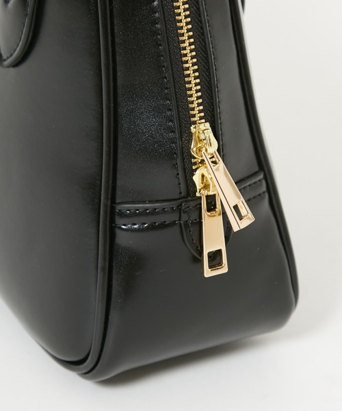 CIAOPANIC（チャオパニック）の「ミニボストンバッグ（ボストンバッグ・レディース・ブラック/ダークグリーン/ボルドー・FREE）」の4枚目の写真