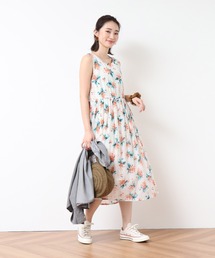 メ*5様 【中古美品】JACADI Paris ノースリーブワンピ 白 88cm 魅力の 中古美品】JACADI Paris ノースリーブワンピ 白 88cm 24M