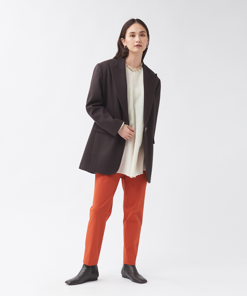 qualite（カリテ）の「ベルスリーブ2WAYブラウス（シャツ/ブラウス・レディース・オフホワイト/ダークオレンジ・36/38）」の3枚目の写真