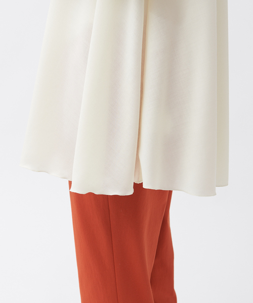 qualite（カリテ）の「ベルスリーブ2WAYブラウス（シャツ/ブラウス・レディース・オフホワイト/ダークオレンジ・36/38）」の12枚目の写真