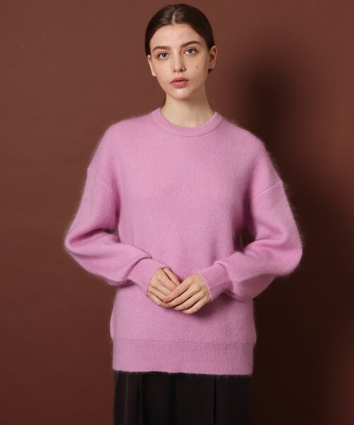 DRESSTERIOR - ドレステリア 21AW キッドモヘヤクルーネックニット セーター 長袖 38 ドレステリア DRESSTERIOR 21AW キッドモヘヤクルーネックニット