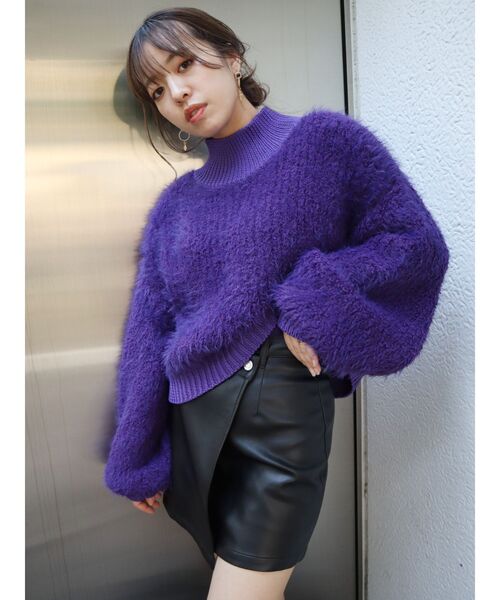 EVRIS（エヴリス）の「ラップデザインミニスカート（スカート・レディース・ブラック/グリーン/アイボリー・SMALL/MEDIUM）」の12枚目の写真