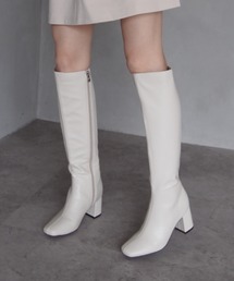 VIVIAN | スクエアトゥロングブーツ(ブーツ)