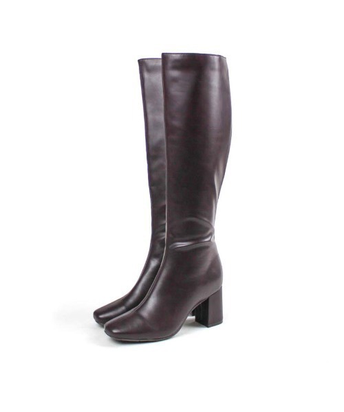 VIVIAN(ヴィヴィアン)の「スクエアトゥロングブーツ(ブーツ・レディース・ホワイト系その他5/ブラック系その他2/ブラック系その他3/ブラウン系その他5・LL/S/M/L/XL/SS)」の22枚目の写真