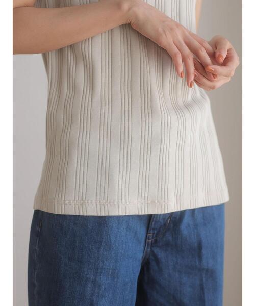 AMERICAN HOLIC(アメリカンホリック)の「針抜きテレコカットプルオーバー(Tシャツ/カットソー・レディース・ネイビー/ブラック/グレイッシュベージュ・M/L)」の14枚目の写真