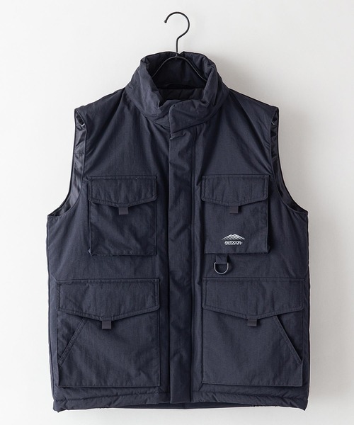 未使用品stand collar padded vest　暖かな中綿ベスト fb7d3e072cc816c2e2da154a01d61a