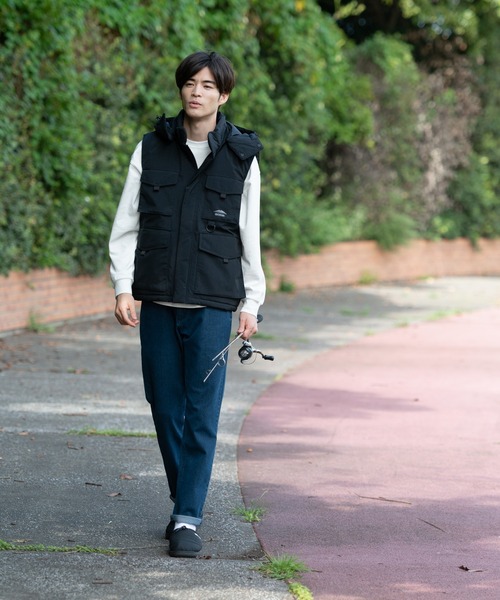 OUTDOOR PRODUCTS APPAREL(アウトドアプロダクツアパレル)の「撥水フィッシング中綿ベスト(その他アウター・メンズ・ブラック/ベージュ/カーキ・X-LARGE/LARGE/MEDIUM)」の16枚目の写真