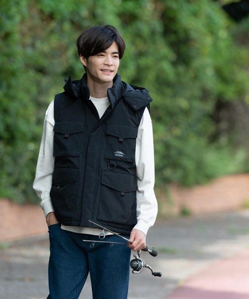OUTDOOR PRODUCTS APPAREL(アウトドアプロダクツアパレル)の「撥水フィッシング中綿ベスト(その他アウター・メンズ・ブラック/ベージュ/カーキ・X-LARGE/LARGE/MEDIUM)」の18枚目の写真